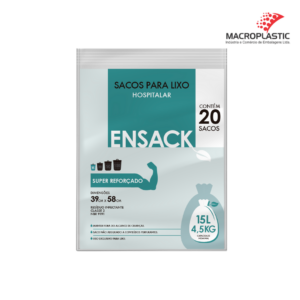 Ensack Branco Hospitalar - Fardo com 50 almofadas - 15L